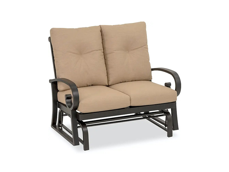 Solstice Aluminum Patio Cushion Loveseat Glider Solstice Aluminum Patio Cushion Loveseat Glider