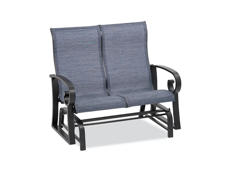 Solstice Aluminum Patio Sling Loveseat Glider Solstice Aluminum Patio Sling Loveseat Glider