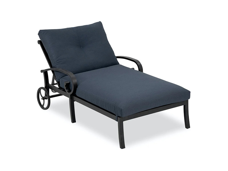 Solstice Aluminum with Cushions Double Chaise Lounge Solstice Aluminum with Cushions Double Chaise Lounge