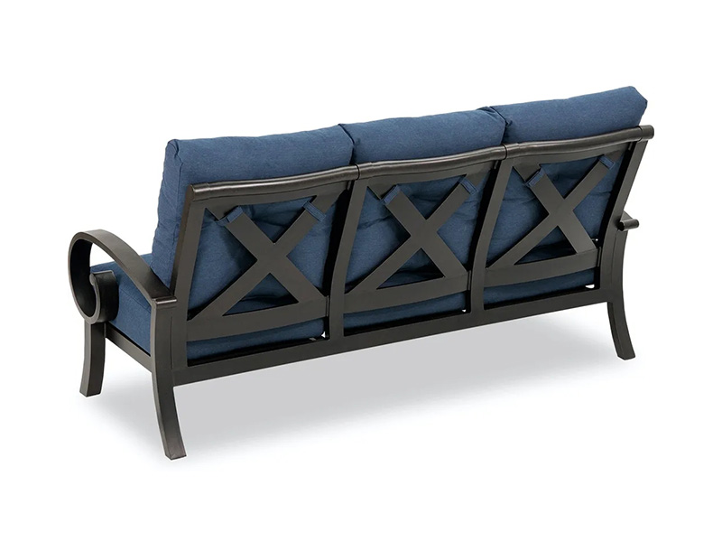 Solstice Aged Bronze Aluminumwith Cushions Patio Sofa