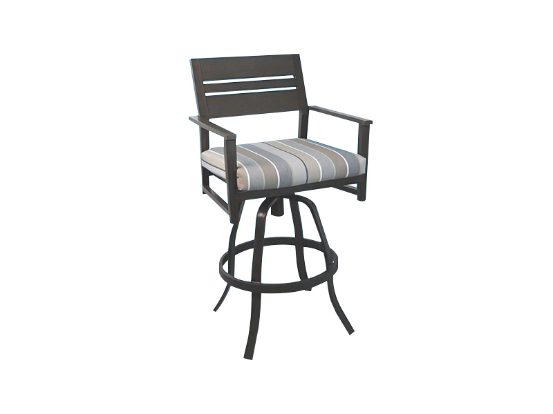 Aspect  Aluminum Patio Swivel Barstool with bar height 