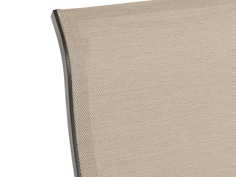Solstice Aged Bronze Aluminum with Sling Dining Chair